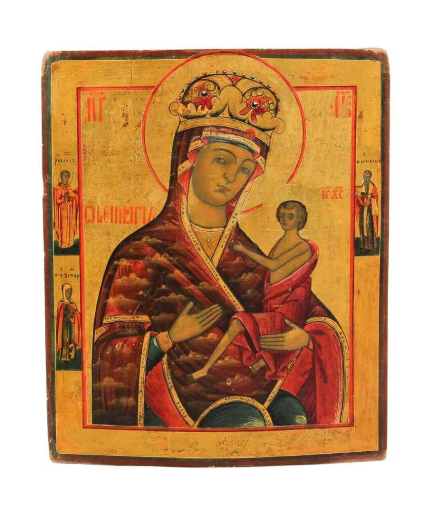 icona russa Madre di Dio Owsepethaja Arapetskaja XIX secolo Vetka
