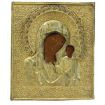 Icona della Madre di Dio di Kazan’, 1876, con riza in argento dorato