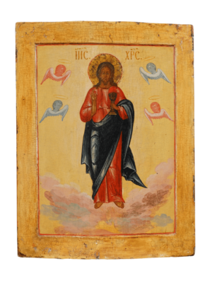 Illustrazione dell'icona del Salvatore, un simbolo di pace e benedizione, disponibile su Artenetworkicone.it.