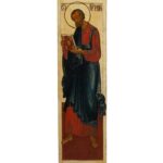 Icona russa di San Marco Evangelista, XVII-XVIII secolo, tempera su tavola