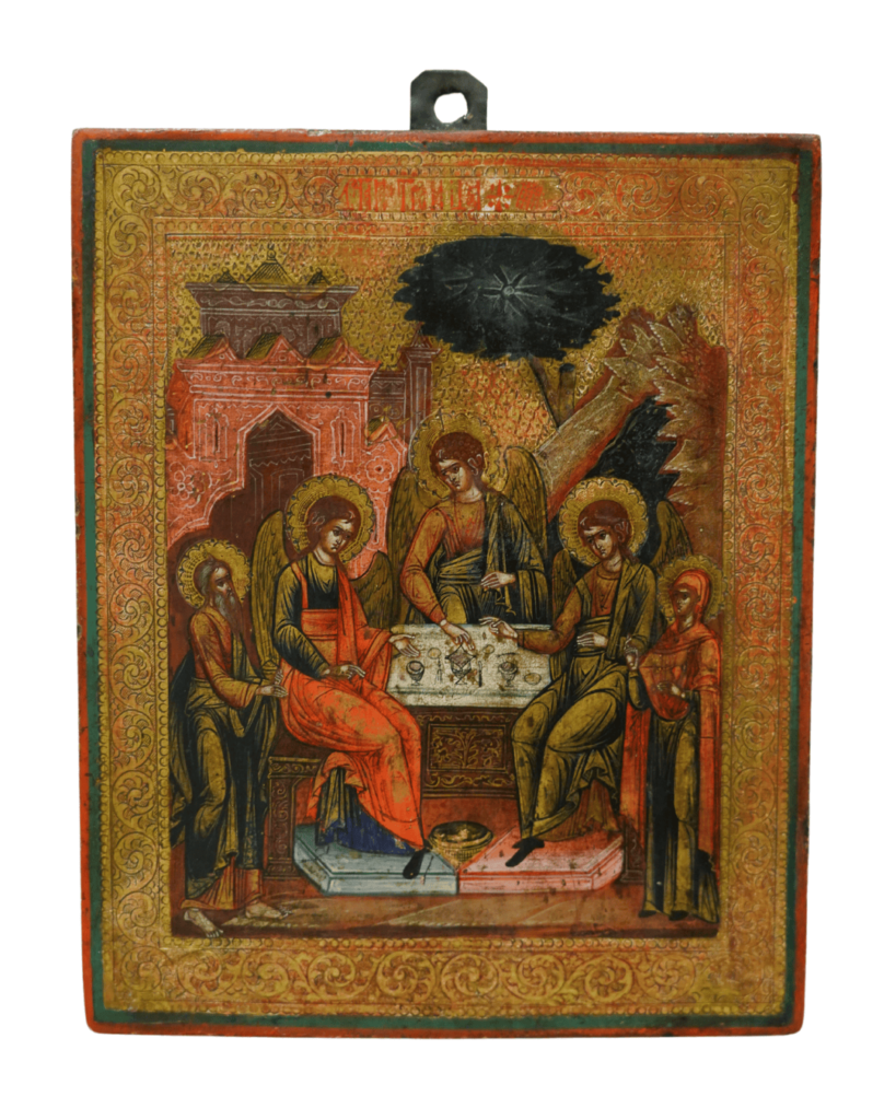 Icona Trinità dell’Antico Testamento con tre angeli – XIX sec., Vladimir